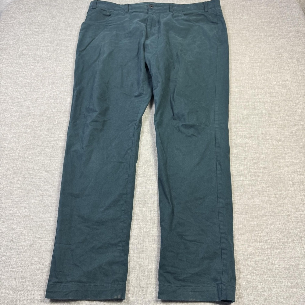 Santorelli Pants Mens 40x32 Green Chino Cotton Spandex Stretch Made In Italy